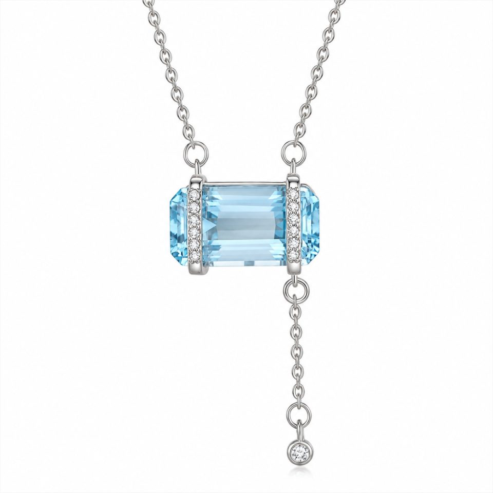 Natural Gem Y-Shaped Lariat Necklace | 3 Kinds of Natural Stones Available